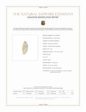 4.01 Ct. White Rough Sapphire from Ceylon (Sri Lanka) Scan Report