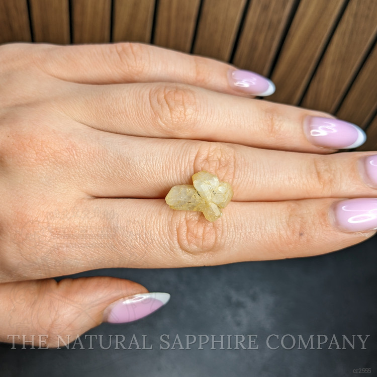 13.35 Ct. Yellow Rough Sapphire from Ceylon (Sri Lanka)