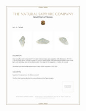 7.13 Ct. Grey Rough Sapphire from Ceylon (Sri Lanka) Appraisal