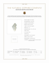 7.13 Ct. Grey Rough Sapphire Crystal from Ceylon (Sri Lanka) Scan Report