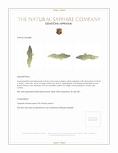 24.04 Ct. Yellow Sapphire Crystal from Ceylon (Sri Lanka) Appraisal