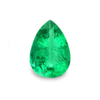 Vedic Emerald Ring 1.54 Ct., 18K White Gold Combination Stone