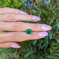 2.86 Ct. Emerald from Zambia Life Style