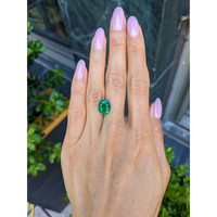 3.91 Ct. Emerald from Zambia Life Style