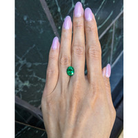 2.65 Ct. Emerald from Zambia Life Style