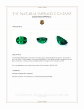 2.68 Ct. Emerald from Zambia Appraisal