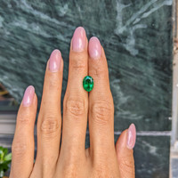 2.68 Ct. Emerald from Zambia Life Style