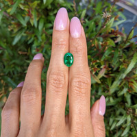 2.68 Ct. Emerald from Zambia Life Style