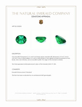 3.15 Ct. Emerald from Zambia Appraisal
