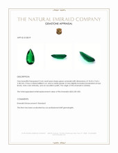 5.64 Ct. Emerald from Zambia Appraisal