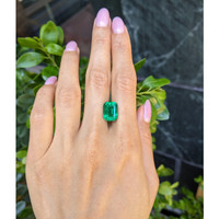 6.08 Ct. Emerald from Zambia Life Style