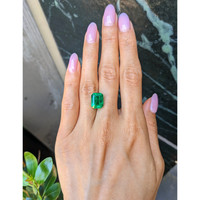 6.08 Ct. Emerald from Zambia Life Style