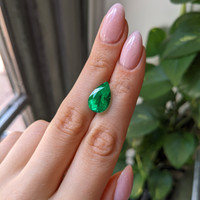 6.10 Ct. Emerald from Colombia - Muzo Life Style