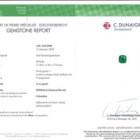 5.71 Ct. Emerald from Colombia - Muzo Pdf