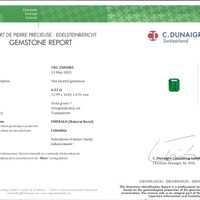 6.22 Ct. Emerald from Colombia - Muzo Pdf