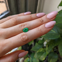 1.82 Ct. Emerald from Colombia Life Style