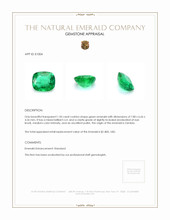 1.50 Ct. Emerald from Zambia Appraisal