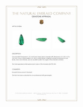 1.33 Ct. Emerald from Zambia Appraisal