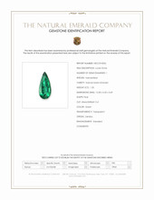 1.33 Ct. Emerald from Zambia Scan Report
