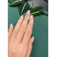 0.66 Ct. Emerald from Zambia Life Style