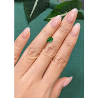 0.81 Ct. Emerald from Zambia Life Style