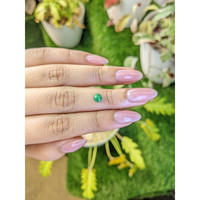 0.46 Ct. Cabochon Emerald from Colombia - Muzo Life Style
