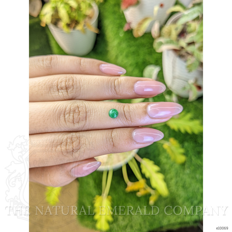0.46 Ct. Cabochon Emerald from Colombia - Muzo