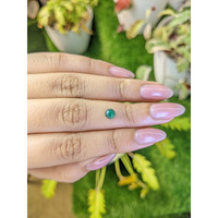 0.36 Ct. Cabochon Emerald from Colombia - Muzo Life Style