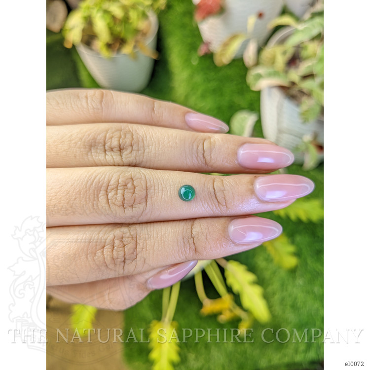 0.36 Ct. Cabochon Emerald from Colombia - Muzo
