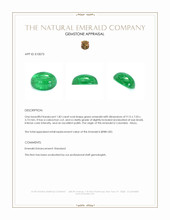 1.83 Ct. Cabochon Emerald from Colombia - Muzo Appraisal