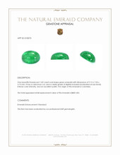 1.83 Ct. Cabochon Emerald from Colombia Appraisal