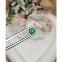 0.45 Ct. Cabochon Emerald from Colombia - Muzo Life Style