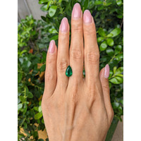 2.86 Ct. Emerald from Zambia Life Style