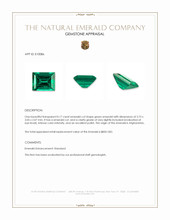0.17 Ct. Emerald from Afghanistan Appraisal
