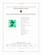0.24 Ct. Emerald from Afghanistan Scan Report