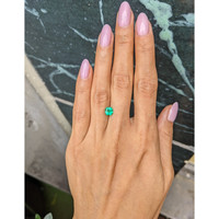 0.89 Ct. Emerald from Zambia Life Style