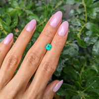 0.89 Ct. Emerald from Zambia Life Style