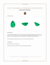 1.90 Ct. Emerald from Zambia Appraisal