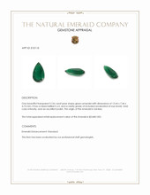 2.56 Ct. Emerald from Zambia Appraisal