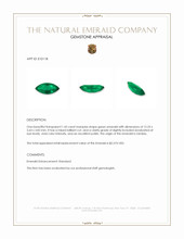 1.43 Ct. Emerald from Zambia Appraisal