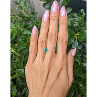 0.92 Ct. Emerald from Zambia Life Style