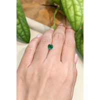 0.91 Ct. Emerald from Zambia Life Style