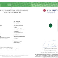 6.70 Ct. Emerald from Colombia Pdf