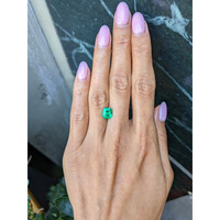 1.51 Ct. Emerald from Colombia Life Style