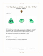 2.50 Ct. Emerald from Colombia Appraisal