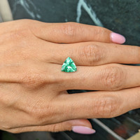 2.50 Ct. Emerald from Colombia Life Style