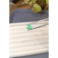 1.68 Ct. Emerald from Colombia Life Style