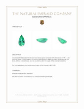 0.58 Ct. Emerald from Zambia Appraisal