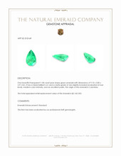 1.08 Ct. Emerald from Colombia Appraisal