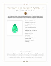 1.08 Ct. Emerald from Colombia Scan Report